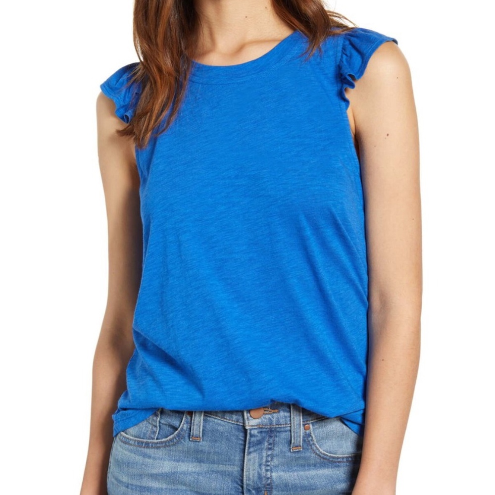 Gibson x Hi Sugarplum! Bonita Ruffled Tank